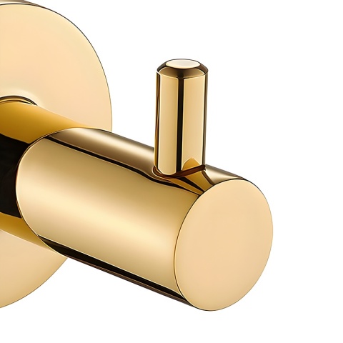 WIESZAK ŁAZIENKOWY NA RĘCZNIK HACZYK POJEDYNCZY ŚCIENNY IVO ZŁOTY