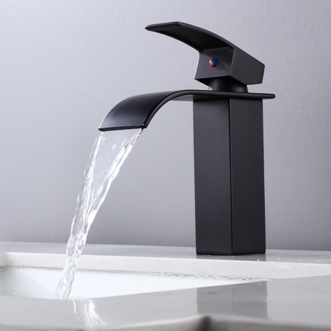 BATERIA UMYWALKOWA ŁAZIENKOWA STOJĄCA F517B CZARNA