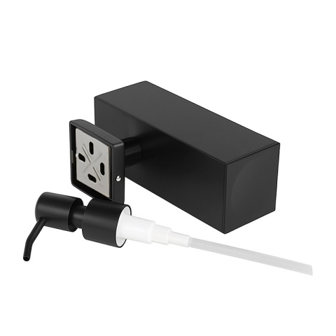 DOZOWNIK DO MYDŁA POJEMNIK NA ŚCIANĘ WISZĄCY LORA-BL CZARNY MAT