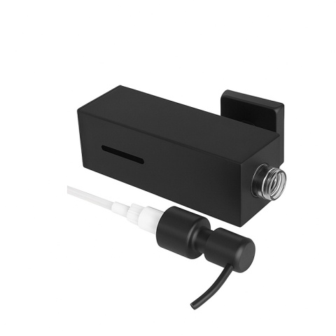 DOZOWNIK DO MYDŁA POJEMNIK NA ŚCIANĘ WISZĄCY LORA-BL CZARNY MAT