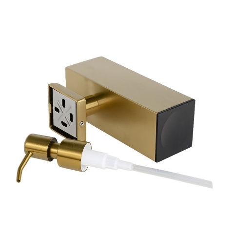 DOZOWNIK DO MYDŁA POJEMNIK NA ŚCIANĘ WISZĄCY LORA-GL-BR ZŁOTY SZCZOTKOWANY