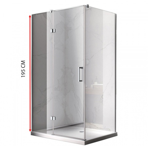 PROFIL POSZERZAJACY P01- WH DO KABIN PRYSZNICOWYCH KZ01,KZ02,KZ03 BIAŁY