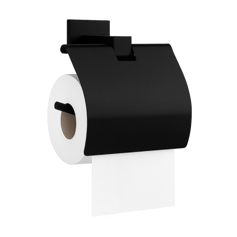 UCHWYT NA PAPIER TOALETOWY WIESZAK METALOWY BRUNO-BL CZARNY