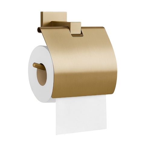 UCHWYT NA PAPIER TOALETOWY WIESZAK METALOWY BUNO-GL-BR ZŁOTY SZCZOTKOWANY