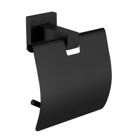 UCHWYT NA PAPIER TOALETOWY WIESZAK METALOWY BRUNO-BL CZARNY