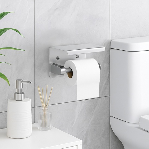 UCHWYT WIESZAK ŁAZIENKOWY NA PAPIER TOALETOWY CLARK-CH CHROM