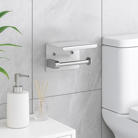 UCHWYT WIESZAK ŁAZIENKOWY NA PAPIER TOALETOWY CLARK-CH CHROM