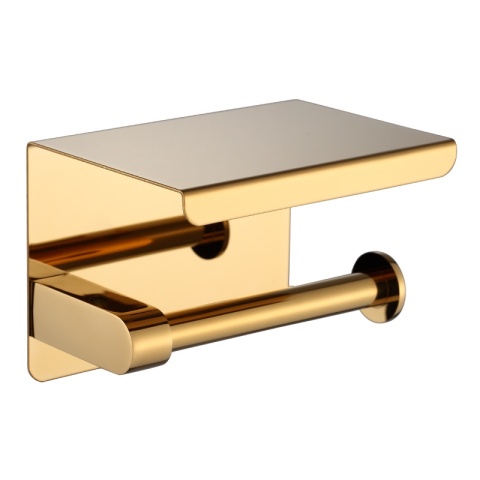 UCHWYT WIESZAK ŁAZIENKOWY NA PAPIER TOALETOWY CLARK-GL ZŁOTY