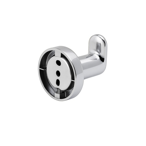 WIESZAK ŁAZIENKOWY NA RĘCZNIK METALOWY ŚCIENNY POJEDYNCZY LOFT AXEL CHROM