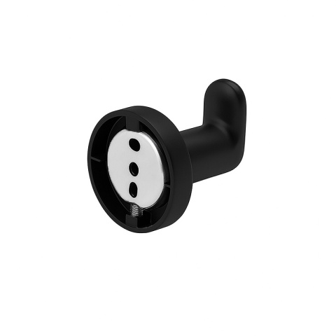 WIESZAK ŁAZIENKOWY NA RĘCZNIK METALOWY ŚCIENNY POJEDYNCZY LOFT AXEL CZARNY