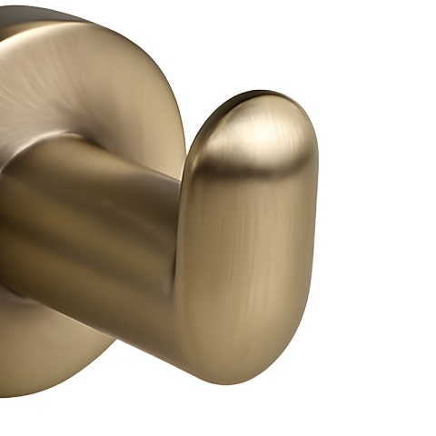 WIESZAK ŁAZIENKOWY NA RĘCZNIK METALOWY ŚCIENNY LOFT AXEL ZŁOTY SZCZOTKOWANY