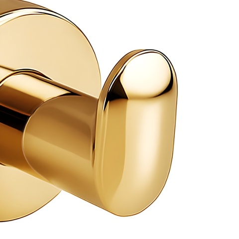 WIESZAK ŁAZIENKOWY NA RĘCZNIK METALOWY ŚCIENNY POJEDYNCZY LOFT AXEL ZŁOTY