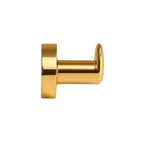 WIESZAK ŁAZIENKOWY NA RĘCZNIK METALOWY ŚCIENNY POJEDYNCZY LOFT AXEL ZŁOTY