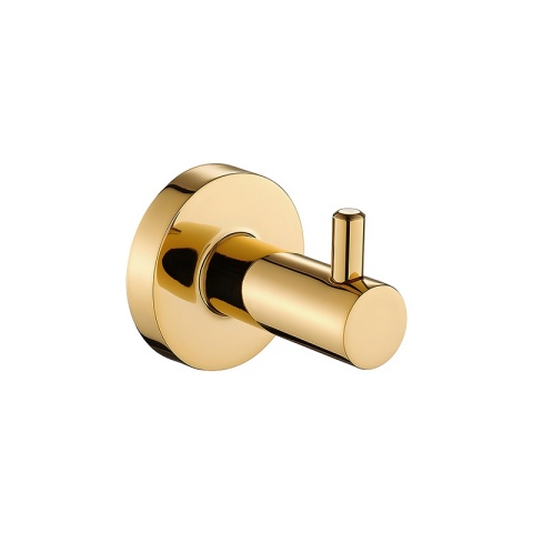 WIESZAK ŁAZIENKOWY NA RĘCZNIK HACZYK POJEDYNCZY ŚCIENNY IVO ZŁOTY