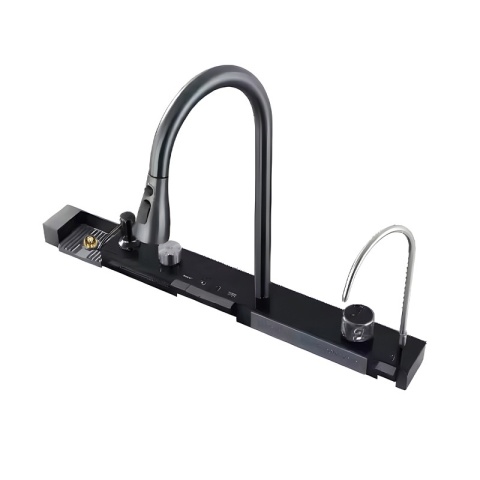 ZLEWOZMYWAK JEDNOKOMOROWY WIELOFUNKCYJNY ARGOS 75X46 GRAFITOWY ZLEW KUCHENNY STALOWY