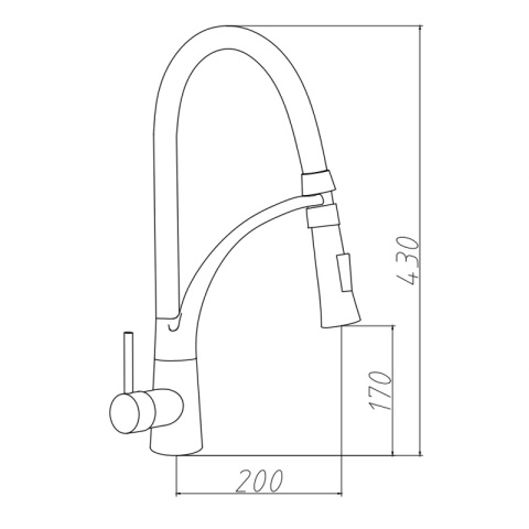 BATERIA KUCHENNA NABLATOWA F1505B CZARNA