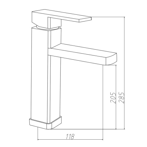 BATERIA UMYWALKOWA ŁAZIENKOWA STOJĄCA NABLATOWA WYSOKA LANAH ZŁOTA
