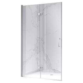 DRZWI PRYSZNICOWE UCHYLNE DO WNĘKI ZES-KZ21E-110 CHROM 110 CM 6 MM