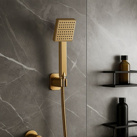 SŁUCHAWKA PRYSZNICOWA SL01-GL ZŁOTA