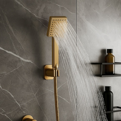 SŁUCHAWKA PRYSZNICOWA SL01-GL ZŁOTA