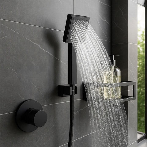 SŁUCHAWKA PRYSZNICOWA SL01B CZARNA