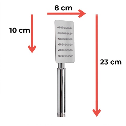 SŁUCHAWKA PRYSZNICOWA SL02A CHROM