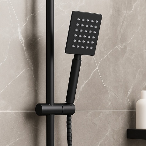 SŁUCHAWKA PRYSZNICOWA SL02B CZARNA