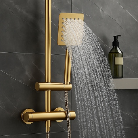 SŁUCHAWKA PRYSZNICOWA SL02C-GL ZŁOTA