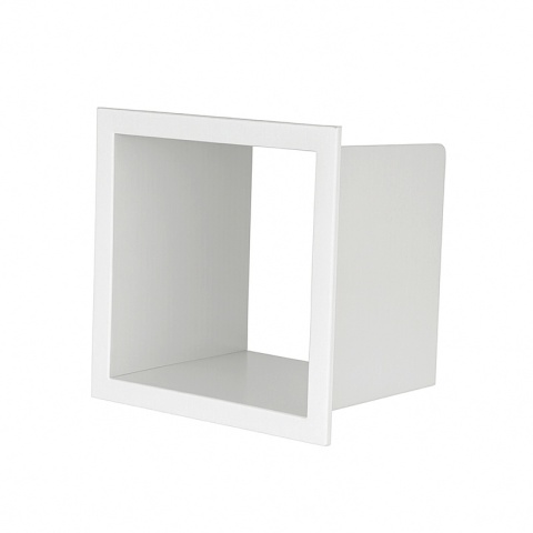UCHWYT NA PAPIER TOALETOWY WNĘKOWY Z MAGAZYNKIEM DO ZABUDOWY DARIO-WH BIAŁY