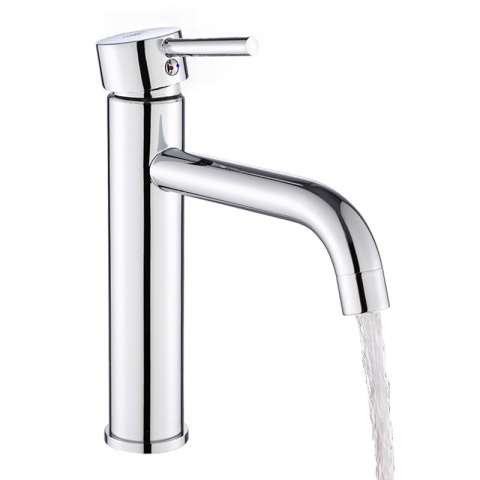 BATERIA UMYWALKOWA STOJĄCA WYSOKA NABLATOWA ŁAZIENKOWA KRAN CARO-CH CHROM
