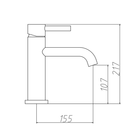 BATERIA UMYWALKOWA STOJĄCA WYSOKA NABLATOWA ŁAZIENKOWA ZŁOTY SZCZOTKOWANY CARO-GL-BR