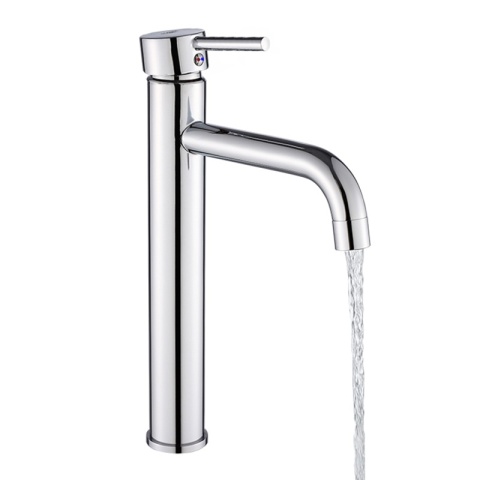 BATERIA UMYWALKOWA STOJĄCA WYSOKA NABLATOWA ŁAZIENKOWA KRAN CAROH-CH CHROM