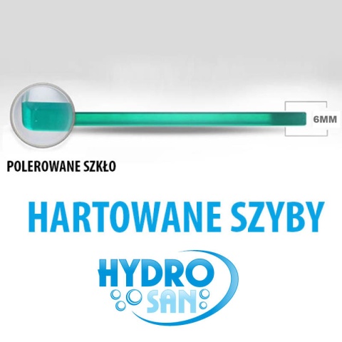 DRZWI PRYSZNICOWE DO WNĘKI PRZESUWNE KZ14D-BL-130 CZARNE 125-130 CM 6 MM