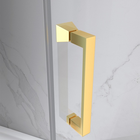 KABINA PRYSZNICOWA PROSTOKĄTNA ZES-KZ12A-GL-90X80 ZŁOTA 90x80 CM