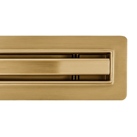 ODPŁYW LINIOWY 60 CM ZŁOTY OBROTOWY NISKI SYFON WYSOKA PRZEPUSTOWOŚĆ DL03