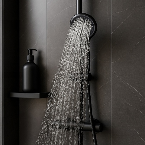 SŁUCHAWKA PRYSZNICOWA SL03B CZARNA