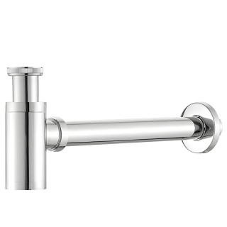 SYFON UMYWALKOWY ŁAZIENKOWY METALOWY MIKE-CH CHROM