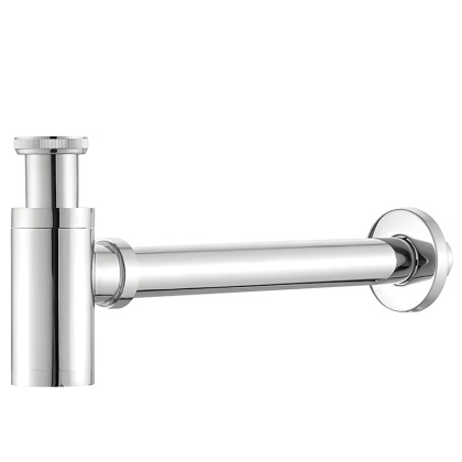 SYFON UMYWALKOWY ŁAZIENKOWY METALOWY MIKE-CH CHROM