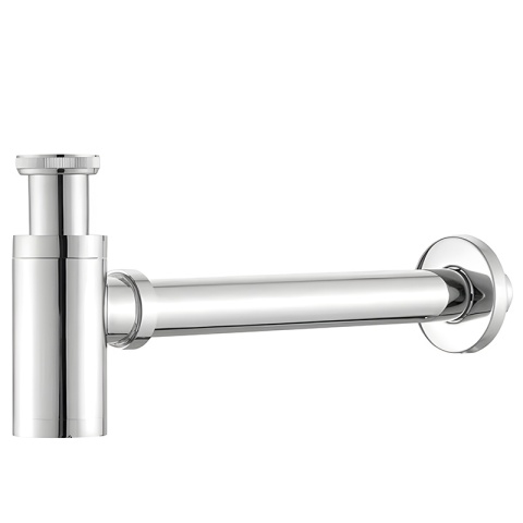SYFON UMYWALKOWY ŁAZIENKOWY METALOWY MIKE-CH CHROM