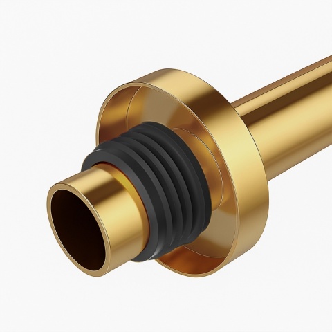 SYFON UMYWALKOWY ŁAZIENKOWY METALOWY MIKE-GL ZŁOTY