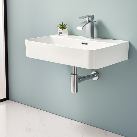 SYFON UMYWALKOWY ŁAZIENKOWY METALOWY NIK-CH CHROM