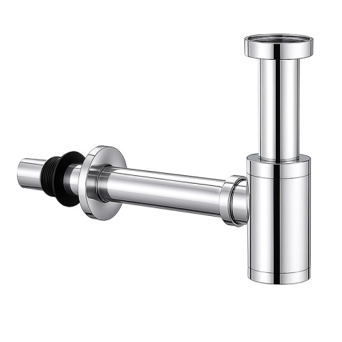 SYFON UMYWALKOWY ŁAZIENKOWY METALOWY NIK-CH CHROM