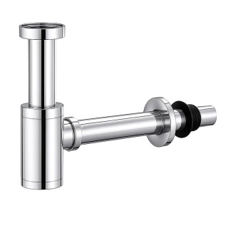 SYFON UMYWALKOWY ŁAZIENKOWY METALOWY NIK-CH CHROM