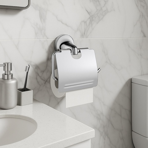 ZESTAW AKCESORIÓW ŁAZIENKOWYCH ŁAZIENKOWY 5W1 COLIN CHROM