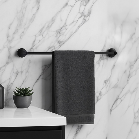 ZESTAW AKCESORIÓW ŁAZIENKOWYCH ŁAZIENKOWY 5W1 COLIN CZARNY