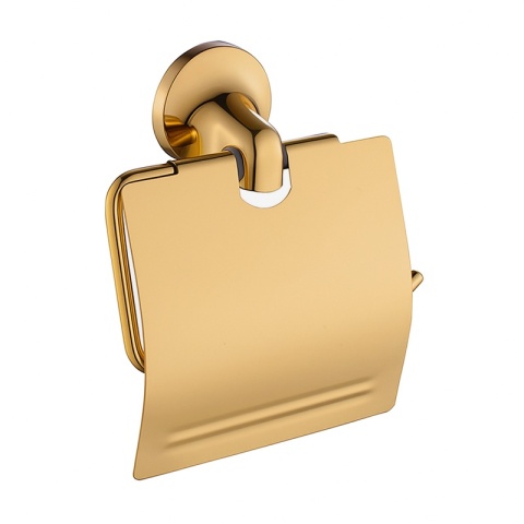 AKCESORIA ŁAZIENKOWE ZESTAW WIESZAK UCHWYT ŁAZIENKOWY RETRO 5W1 COLIN ZŁOTE