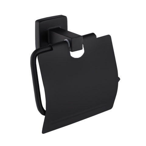 ZESTAW ŁAZIENKOWY AKCESORIA KOMPLET WIESZAK UCHWYT 6W1 DYLAN CZARNY