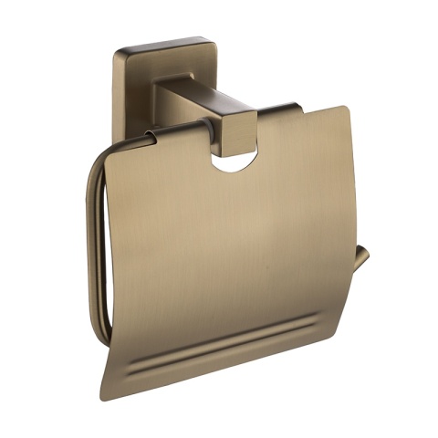 ZESTAW ŁAZIENKOWY AKCESORIA WIESZAK UCHWYT 6W1 DYLAN ZŁOTY SZCZOTKOWANY