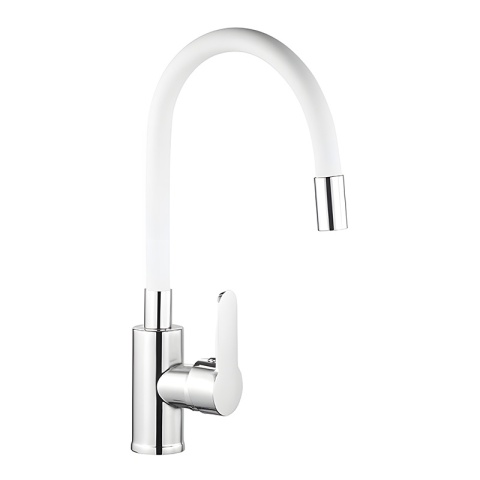 BATERIA KUCHENNA NABLATOWA DAX BIAŁA PODSTAWA CHROM