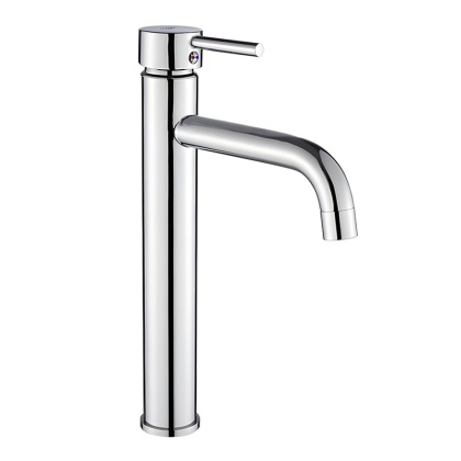 BATERIA UMYWALKOWA STOJĄCA WYSOKA NABLATOWA ŁAZIENKOWA KRAN CAROH-CH CHROM